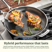 Cuisinart 10-inch Skillet / 10 Inch Skillet Frying Pan / Stainless Steel Skillets