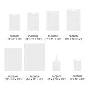 Thunder Group Cutting Board 10" X 16" X 1/2" Economical by Excellanté – 16"L x 10.5"W, Polyethylene (PE), White, Model PLCB002