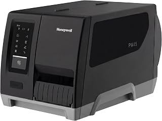Honeywell PM45A Industrial Thermal Transfer Printer, Touch Display | 203 DPI, 14 in/s, +/-0.5mm Registration, USB/Ethernet/Serial for Manufacturing & Pharma Labeling