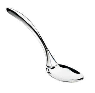 Tempo 10"/25.5cm 18/8 SS Solid Spoon by Cuisipro – Medium, Stainless Steel, Silver, Model CSP-7112280