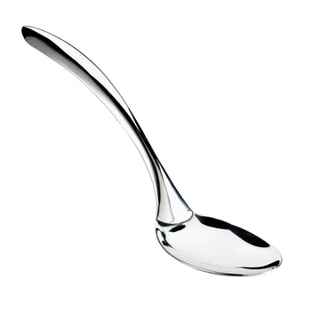 Tempo 10"/25.5cm 18/8 SS Solid Spoon by Cuisipro – Medium, Stainless Steel, Silver, Model CSP-7112280