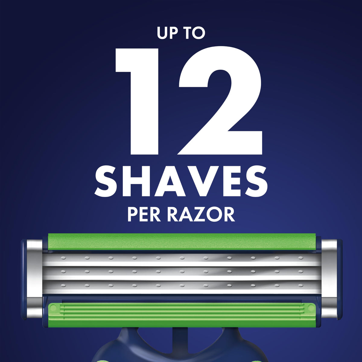 Sensor3 Sensitive Men's Disposable Razor by Gillette – 4 Count (Pack of 1), rubber, Green/White, Model 047400110151