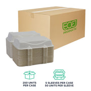 ECO PRODUCTS 9" x 6" / White / Classic Clamshell Take Out Containers
