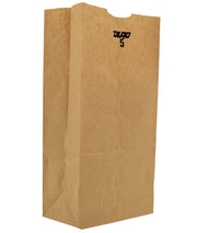Grocery Bag by Ensure – 5.25" x 3.4" x 10.9, 5.0 pounds, Paper, Kraft, Model 18405