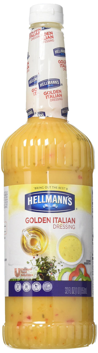 Classics Italian Salad Dressing Salad Bar Bottle by HELLMANN'S – 32 Fl Oz (Pack of 6), Pack of 6