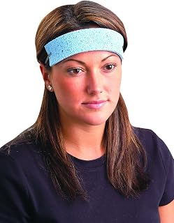 OccuNomix Traditional Absorbent Cellulose Sweatbands, Cooling Sponge for Hard Hats, Motorcycle Riding, Construction, Running, Disposable