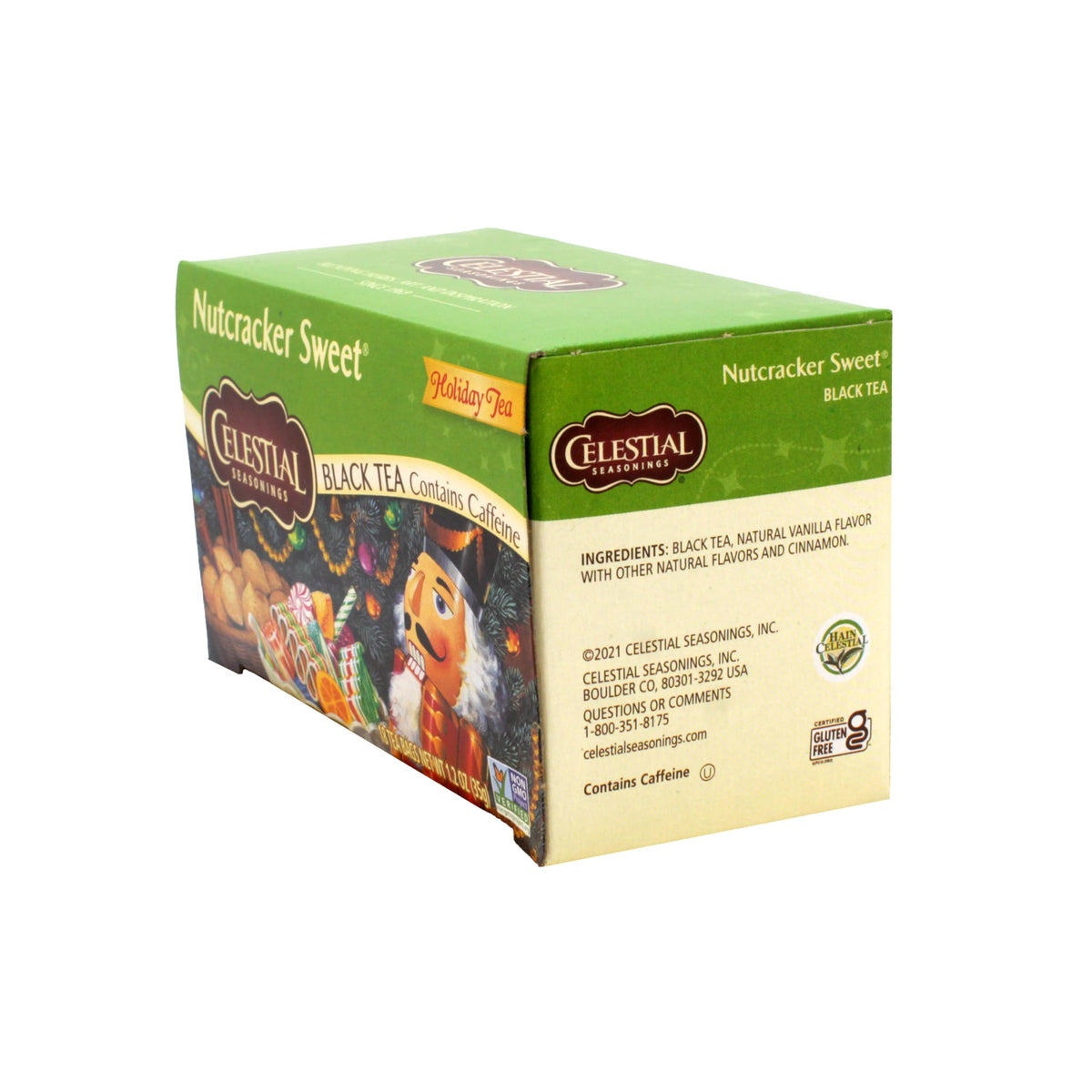 Celestial Seasonings Nutcracker Sweet / 18 Count (Pack of 6) / 6 Black
