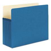 73235 Blue Colored File Pockets by SMEAD – Letter, Tyvek, Blue, Model SMD73235