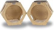 Armarkat Real Wood Wall Series: Set of Two Natural Wood Wall Tree Additions W2107A