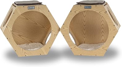 Armarkat Real Wood Wall Series: Set of Two Natural Wood Wall Tree Additions W2107A