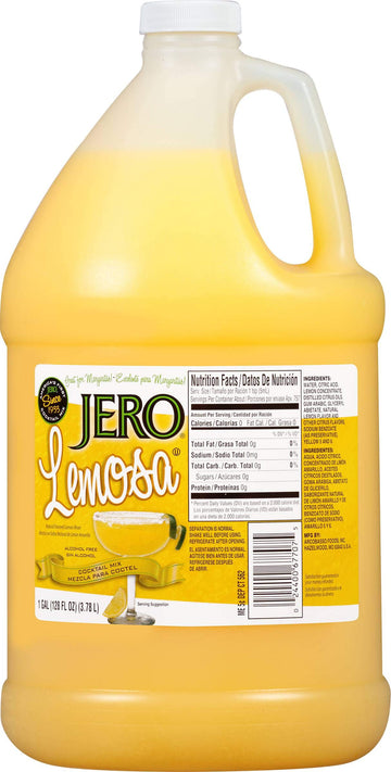 Mixer Jero Lemosa 1 Gallon -- 4 Case by Beverage Specialties – Pack of 4