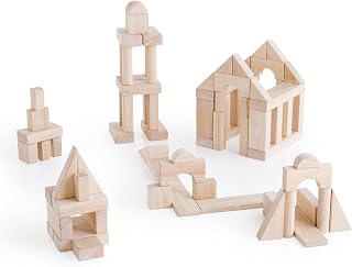 Guidecraft Unit Blocks Set C - 84 Piece Set: STEM Development Toy for Kids, Preschool Educational Learning Toy