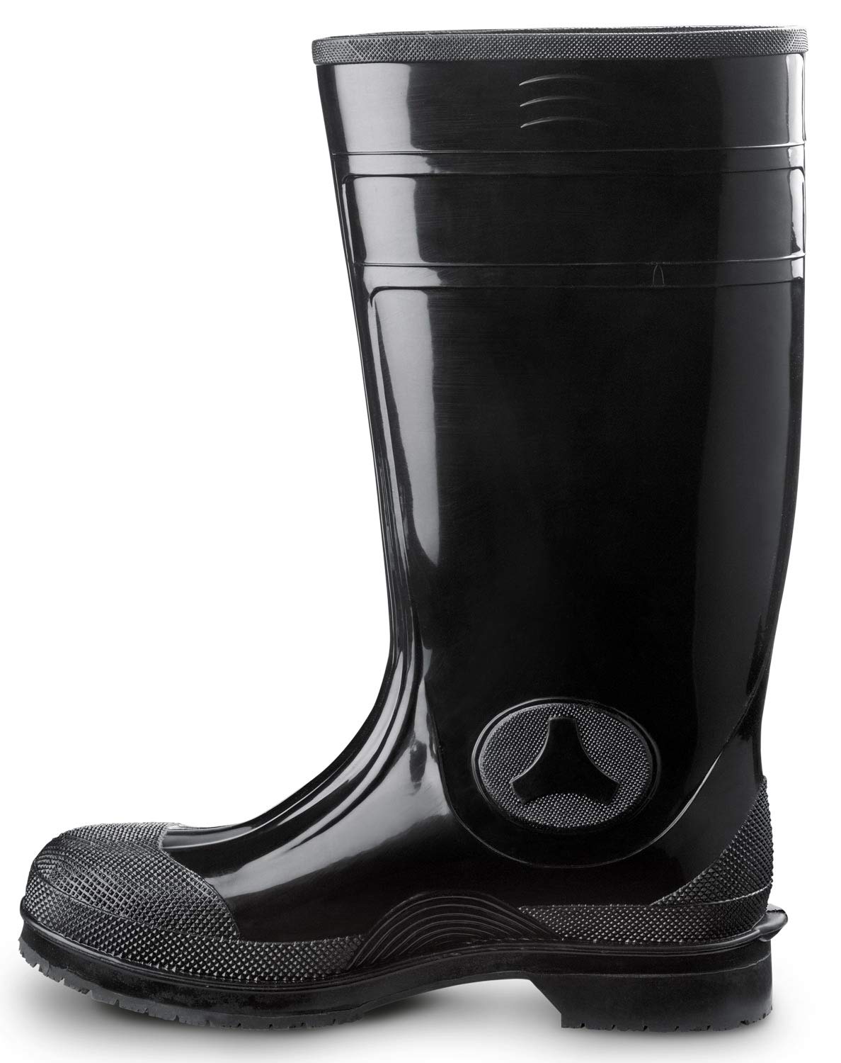 Unisex 16 Black Seward MaxTRAX Steel Toe WP SRO PVC Boot by SR Max – 11 Wide, Rubber, Black