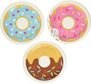 Creative Converting Donut Cake Dessert Plate, 7", Multicolor
