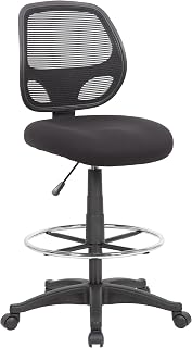 Boss Office Products Commercial Grade Mesh Stool, Black