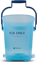 Ice Bucket, San Jamar Light Duty, 6 Gallon, Dual-Grip Handles, Blue | Light-Duty Ice Tote for Parties, Catering, Restaurants, Buffets and Beverage Service