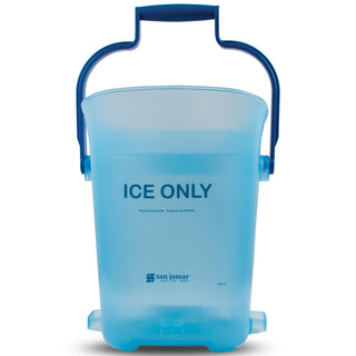 Ice Bucket by San Jamar – 6 Gallon, 13 1/4 x 16, 6.0 gallons, Plastic, Blue, Model SILD6000