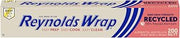 Reynolds Wrap Recycled Aluminum Foil Roll, 12 Inch Wide, 200sq ft