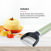 Classic Y-Peeler by KitchenAid – 7.3-Inch, Stainless Steel, Pistachio, Model KE145OHPIA