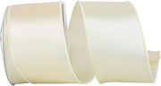 Reliant Ribbon 92575W-810-40F, Satin Value Wired Edge Ribbon, Size : 2-1/2 Inch X 10 Yards, Ivory