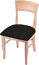HBS 3160 18" Chair with Natural Finish and Canter Espresso Seat