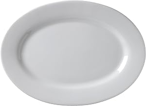 ARG-28 Argyle and Catalina RE Platter, 15-1/2", Porcelain White (Pack of 12)