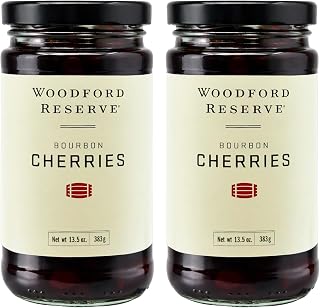 Woodford Reserve Bourbon Cherries - 13.5 oz (383g) 2 Pack