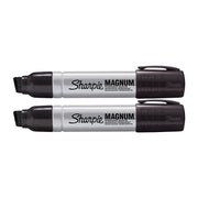 2 Pack 44101 Sharpie Magnum Permanent Marker Black – 1 Count (Pack of 2), Aluminum, Black, Pack of 2, Model 44101PP