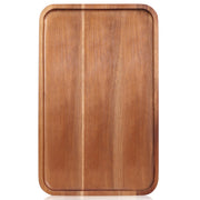 Ayiaren Acacia Wood Serving Tray, 16 x 10 Inch, Brown