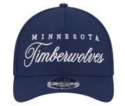 Minnesota Timberwolves 9FORTY M-Crown A-Frame Snapback Hat (US by New Era – Navy, Model 21675728