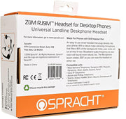 Spracht Black / Single Ear / 1 Headsets