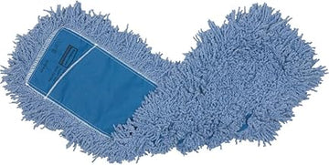 Rubbermaid Commercial Products Twisted Loop-Dust Mop Head Replacement, 48-Inch, Blue, Cotton Refill for Industrial Use, Fits Standard Size Mop Frame