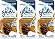 Glade Sense & Spray automatic air freshener refill, Cashmere Woods - 3 Packs