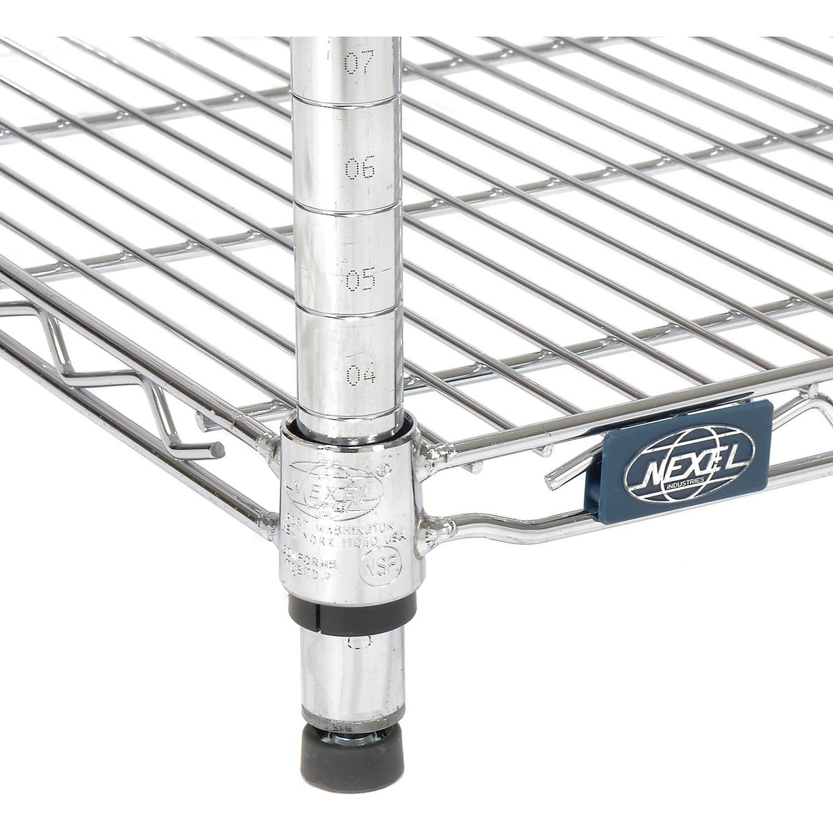 Chrome Post by Global Industrial – Alloy Steel, Chrome, Pack of 4, Model P80C