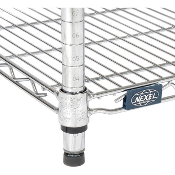 Chrome Post by Global Industrial – Alloy Steel, Chrome, Pack of 4, Model P80C