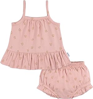 Gerber Baby Girls Sleeveless Tunic Top and Diaper Cover Set