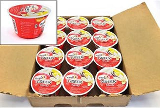 Yoplait Greek Blended Vanilla Yogurt, 5.3 Ounce -- 12 per case.