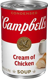 Campbell's Condensed Cream of Chicken Soup, 10.5 oz Can