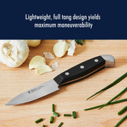 Statement Razor-Sharp 2-pc Chef Knife Set by HENCKELS – 2-pc, Stainless Steel, Black/Stainless Steel, Pack of 2, Model 13551-000