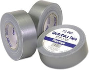 Shurtape PC-600-2 Cloth General Purpose Duct Tape, 22 lbs/in Tensile Strength, 60 yds Length x 2" Width, Silver