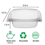 KODA CUP 12oz / Clear / 12.0 fluid_ounces Clamshell Take Out Containers