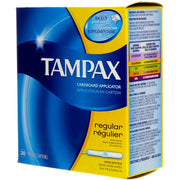 Tampons with Flushable Cardboard Applicator - Regular - 20 ct - 2 pk by Tampax – Cardboard, Pack of 2, Model 7301028012