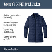 Women's Brick Jacket by Port Authority – XX-Large, Polyester, True Navy, Model L854