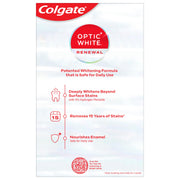 Optic White Renewal Teeth Whitening Toothpaste by Colgate – 1.5 Fl Oz (Pack of 2), Pack of 2, Model 61038726