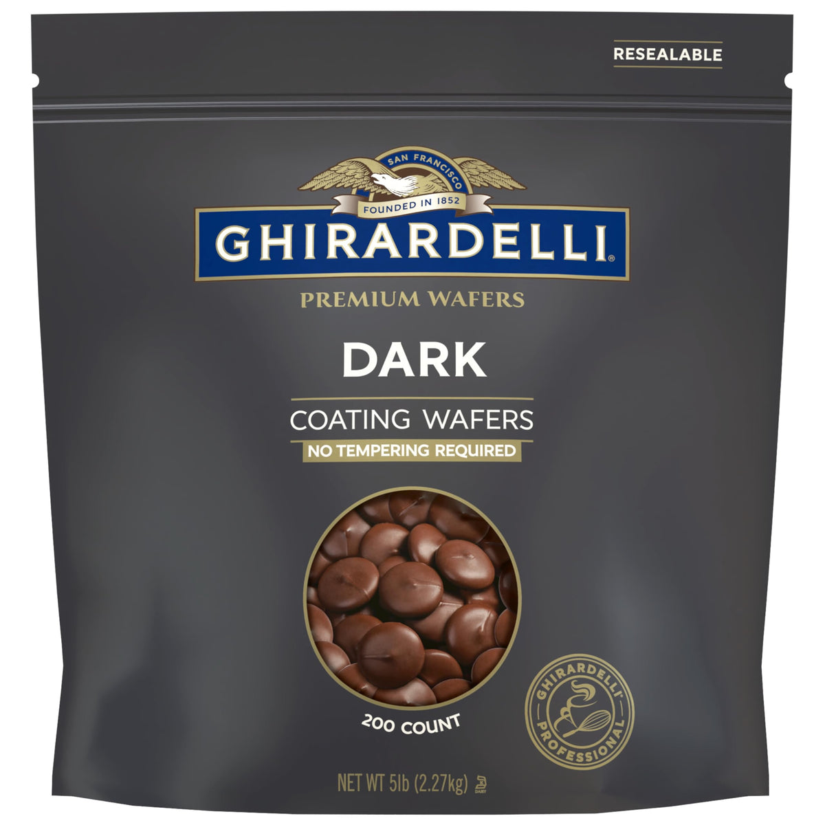 Premium Dark Coating Wafers by Ghirardelli – Wafer, Dark