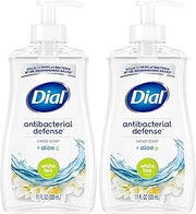 Dial Antibacterial Liquid Hand Soap, White Tea, 11 Fl Oz (Pack of 2)