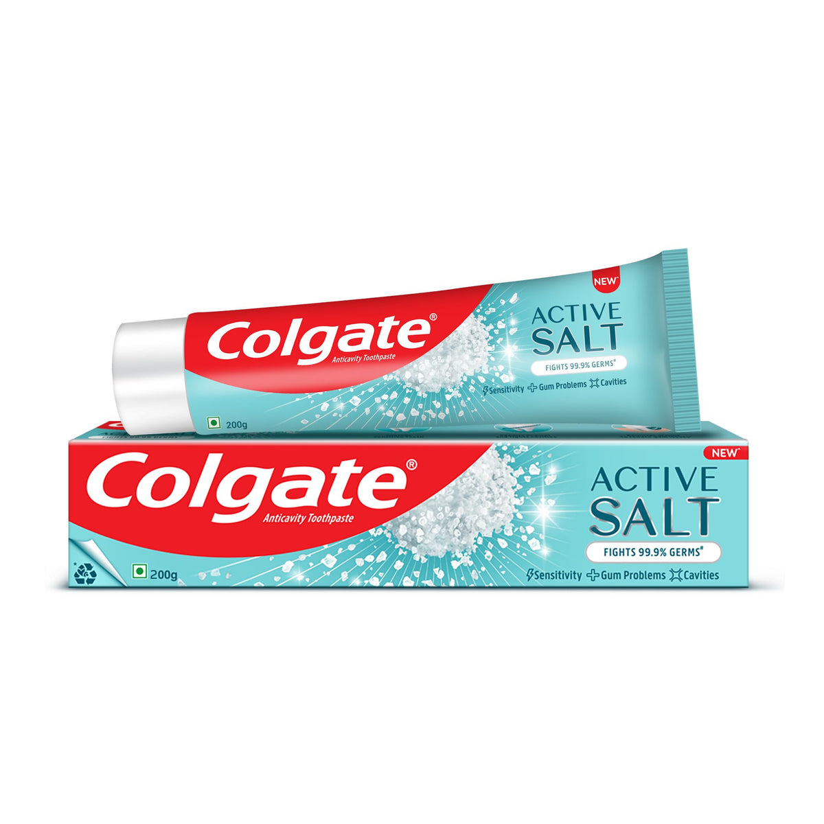 Active Salt Toothpaste by Colgate – 7 Ounce (Pack of 1), Model 1600908
