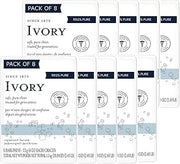 Ivory Bar Soap, Original Scent, 10 count, 4 oz (Pack of 8, total of 80 Bars)