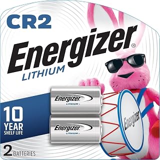 Energizer CR2 Lithium Batteries (2 Pack), 3V Photo Batteries | Replaces DLCR2 and cr15h270 3v lithium battery models; suitable for digital SLR cameras, calculators, and tablet PCs