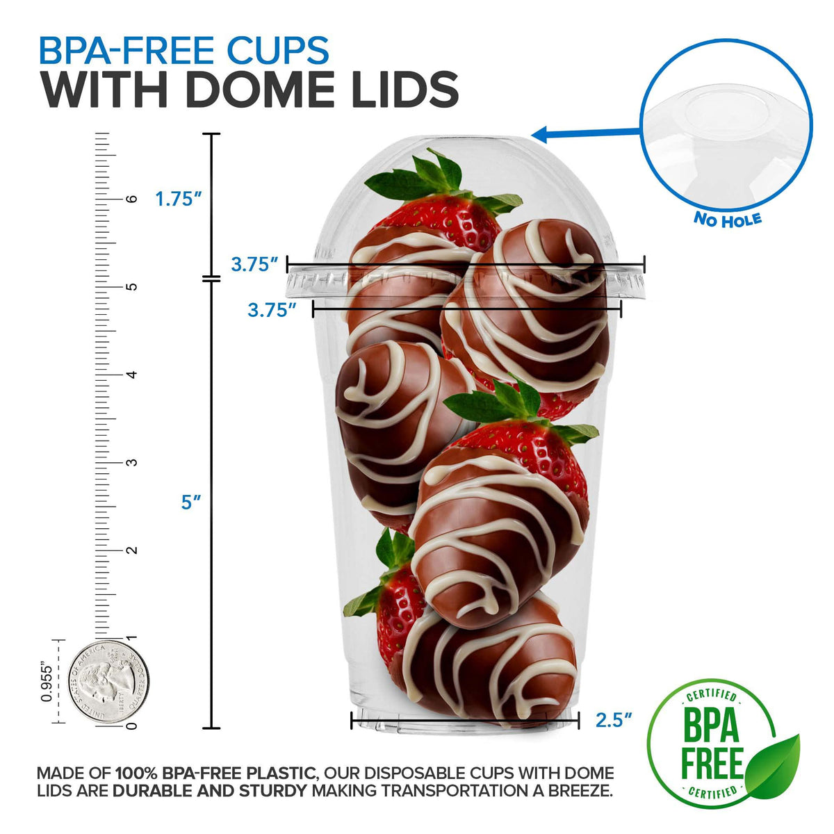 Stock Your Home 16 Ounce / Clear / Modern Cups